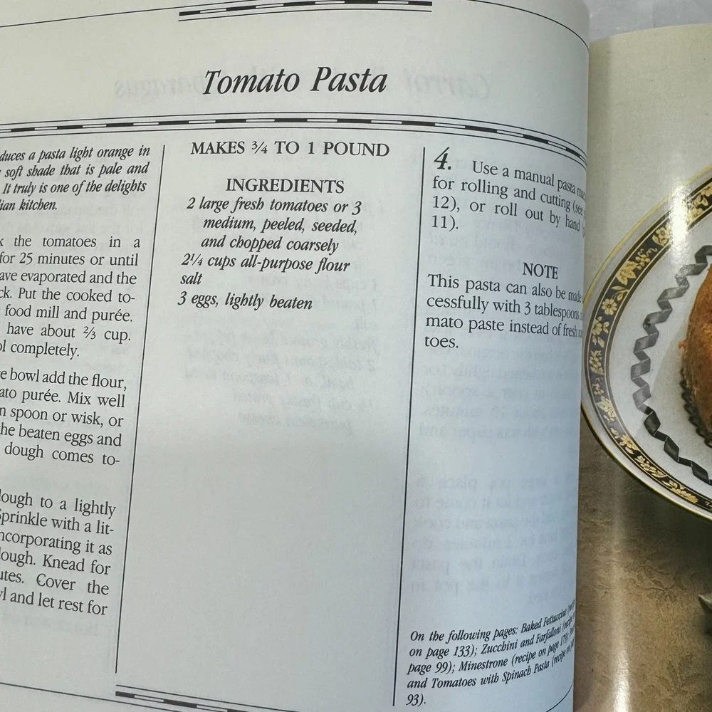 Vintage Cookbook The Joy Of Pasta Comfort Cookbook By Famularo Louise‎ Imperiale